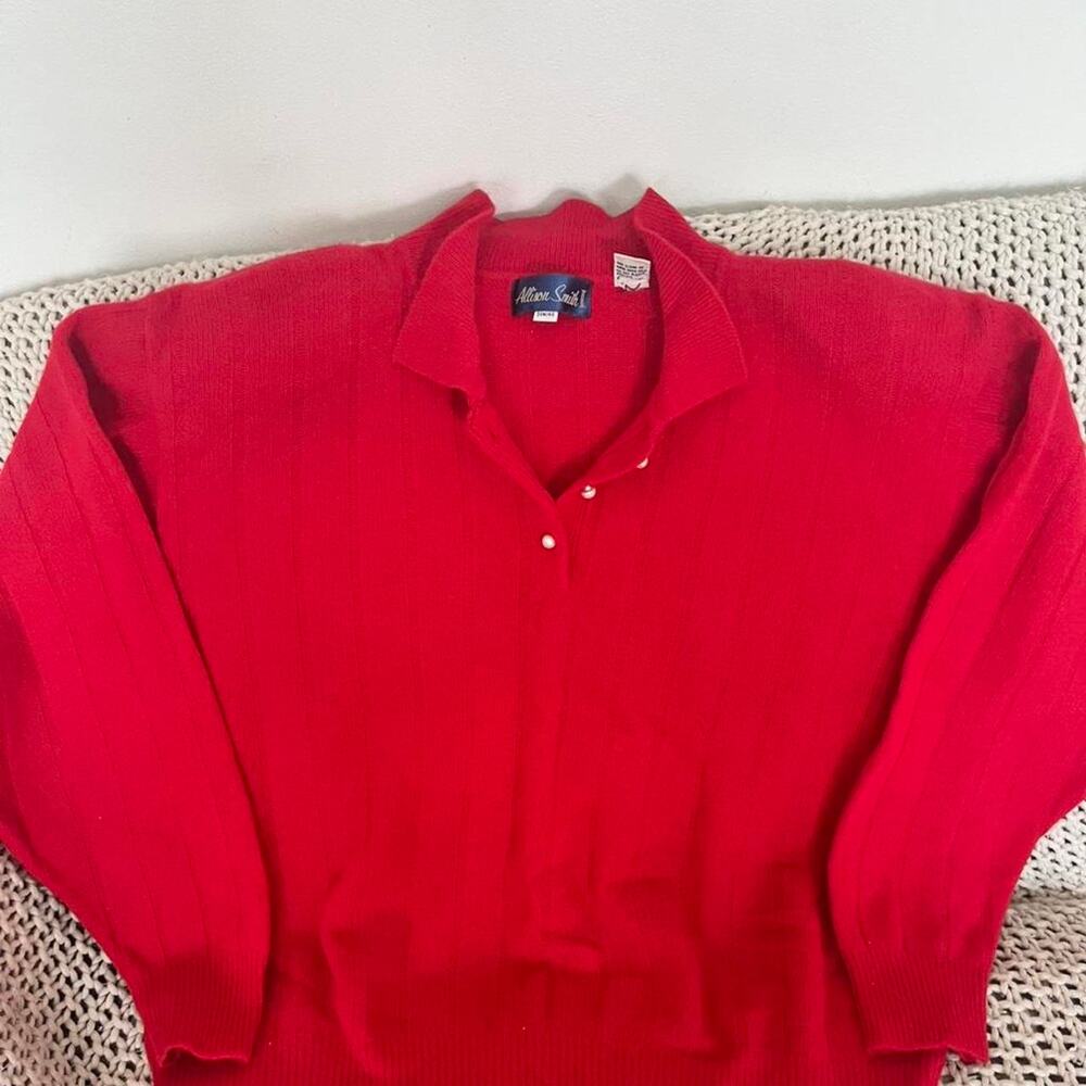 Allison Smith Vintage 80's Plus Size Angora Wool Sweater